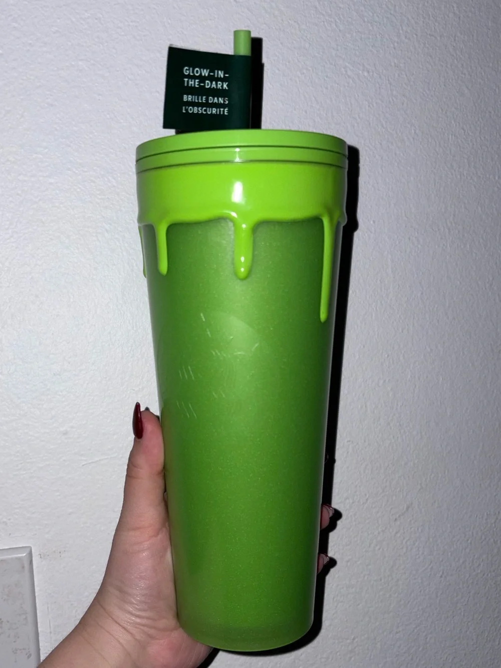 Starbucks Slime Drip Glow in The Dark 2023 Halloween Tumbler